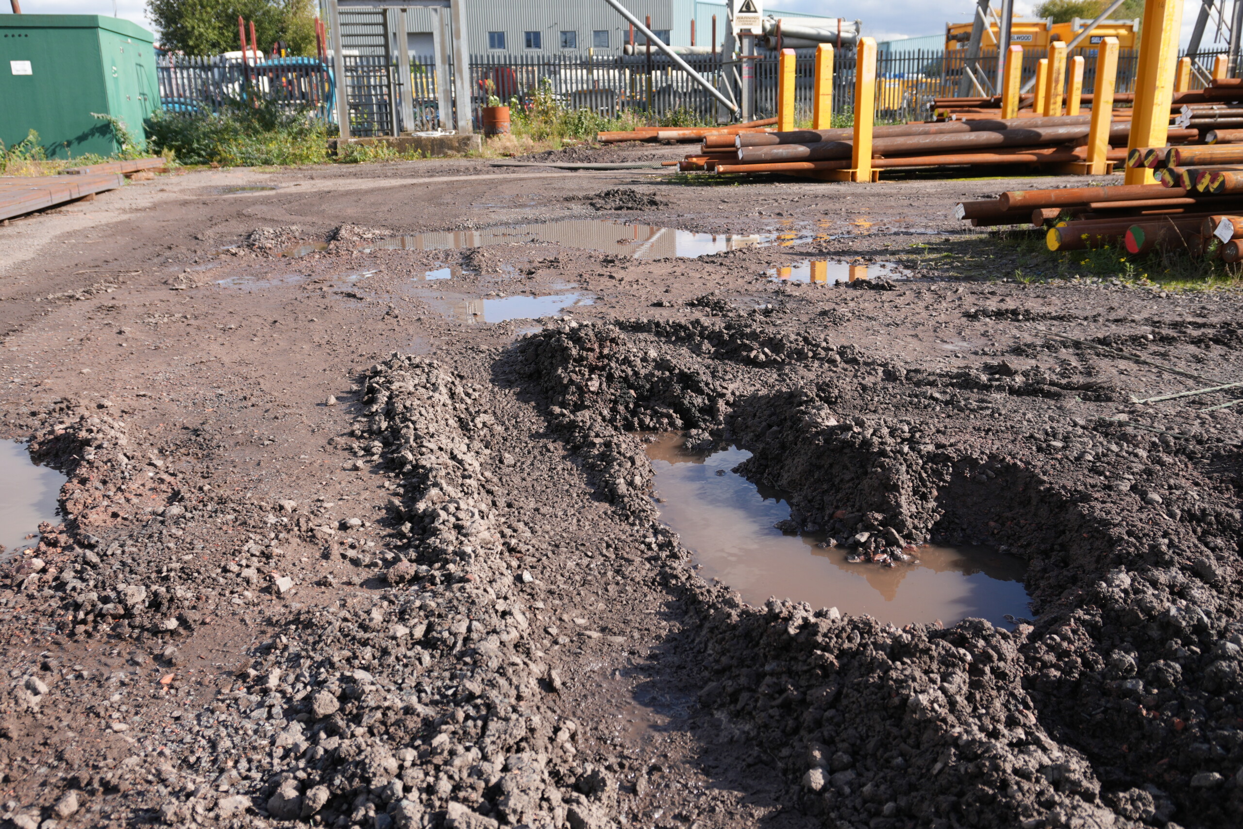 Is your yard holding you back? 3 signs you need a Civil Engineering Contractor. Banner